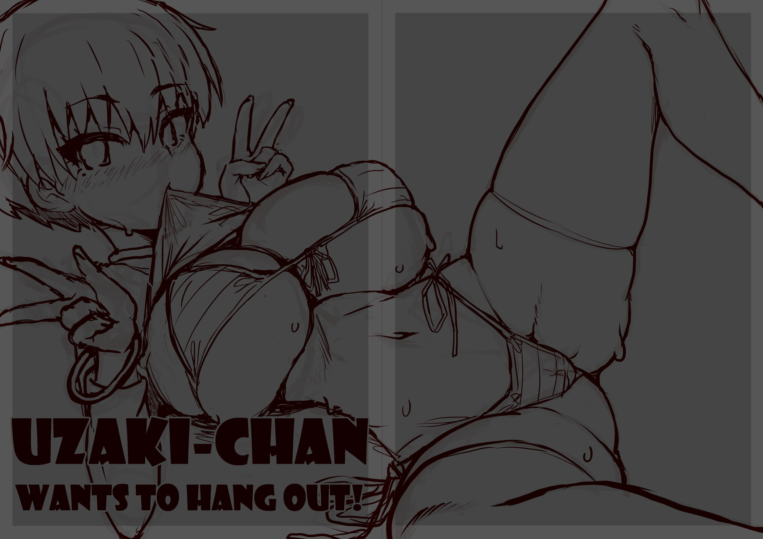 Hentai Manga Comic-Stuck Together - Uzaki-chan - FANBOOK-Read-21